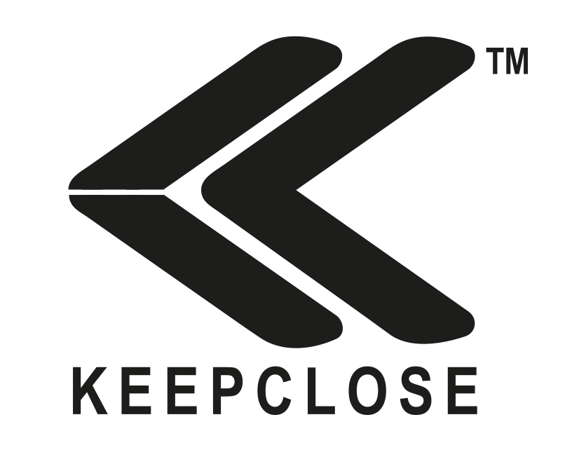 KEEPCLOSE – Umhängetasche für Wertsachen, RFID-geschützt, Grau